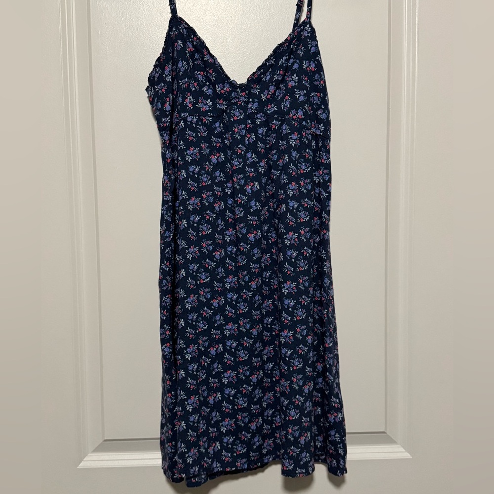 Hollister Floral Spaghetti Strap Dress